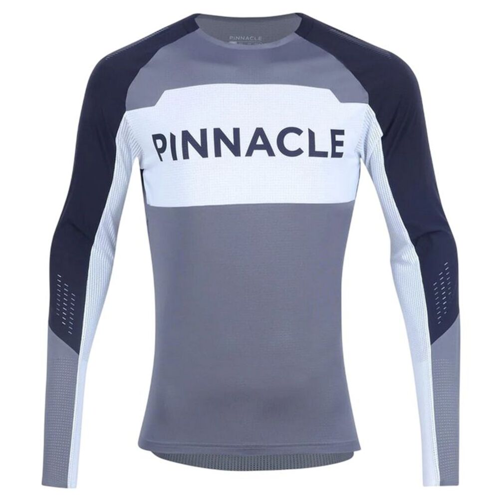 Pinnacle Mens MTB Long-Sleeved Cycling Jersey / Multicolored
